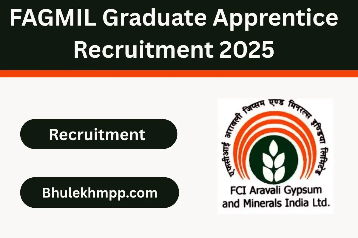 FAGMIL Graduate Apprentice Recruitment 2025