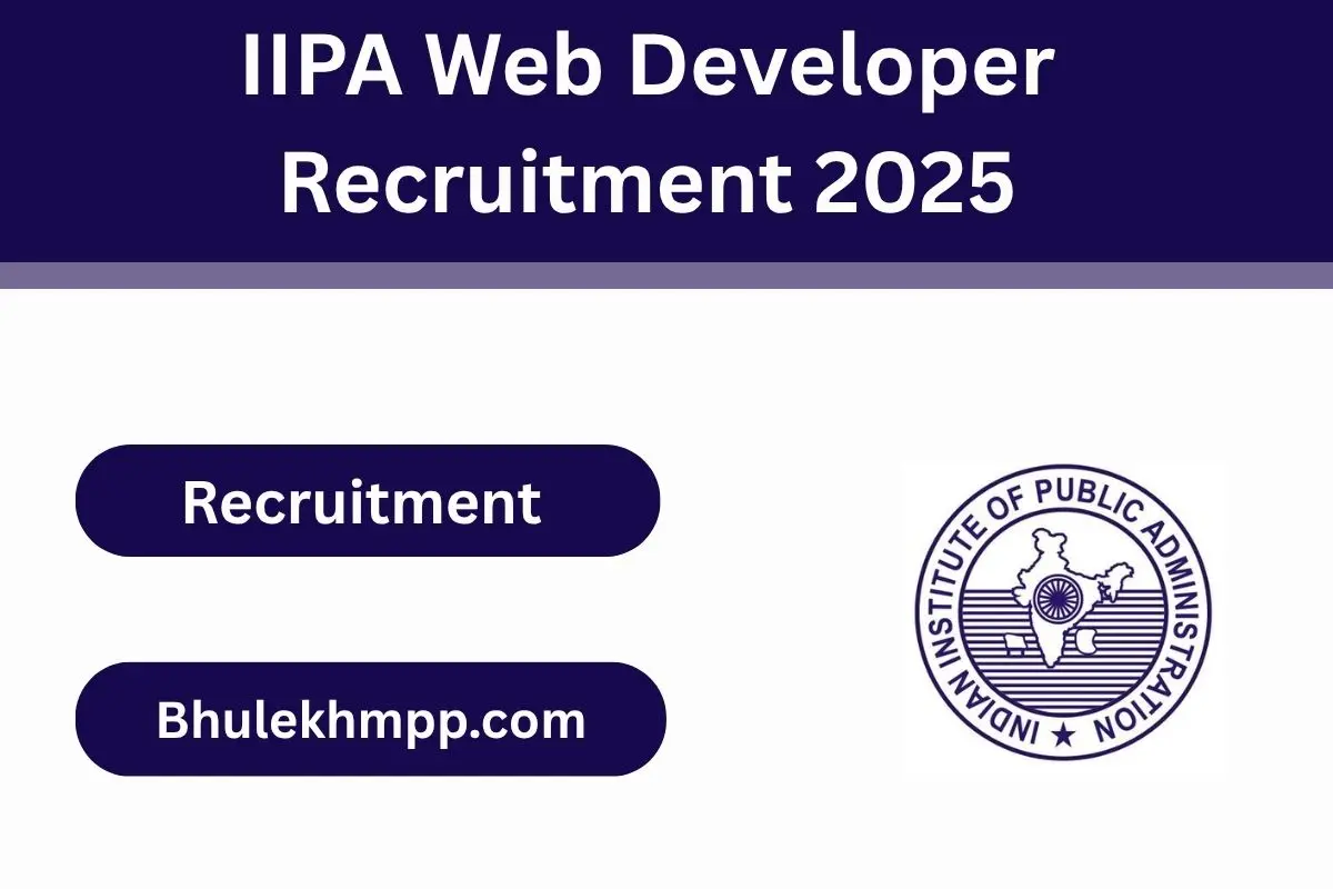 IIPA Web Developer Recruitment 2025