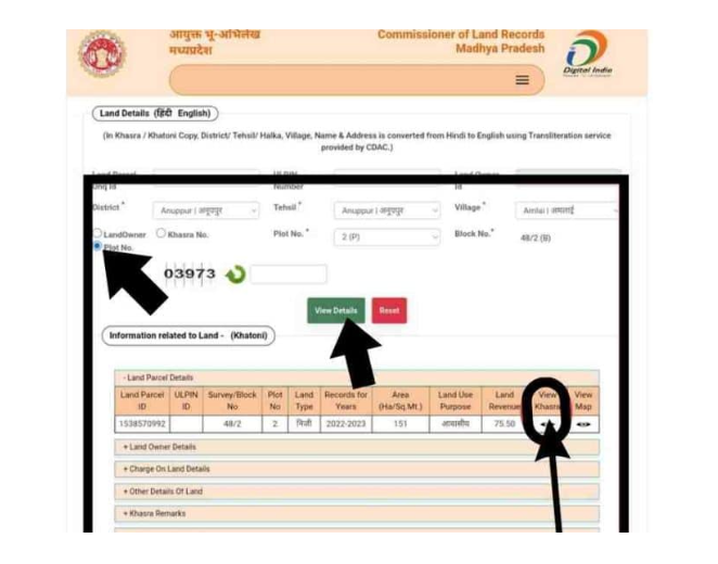 खसरा खतौनी प्लॉट नंबर कैसे पता करें?